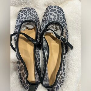Leopard Print Women's Ballet Flats